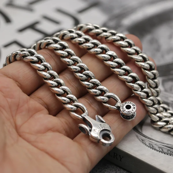 HX Handmade Retro Collarbone Chain Simple Fashion Hipster Punk Necklace Punk Style Cherry Blossom Necklace Long Jewelry