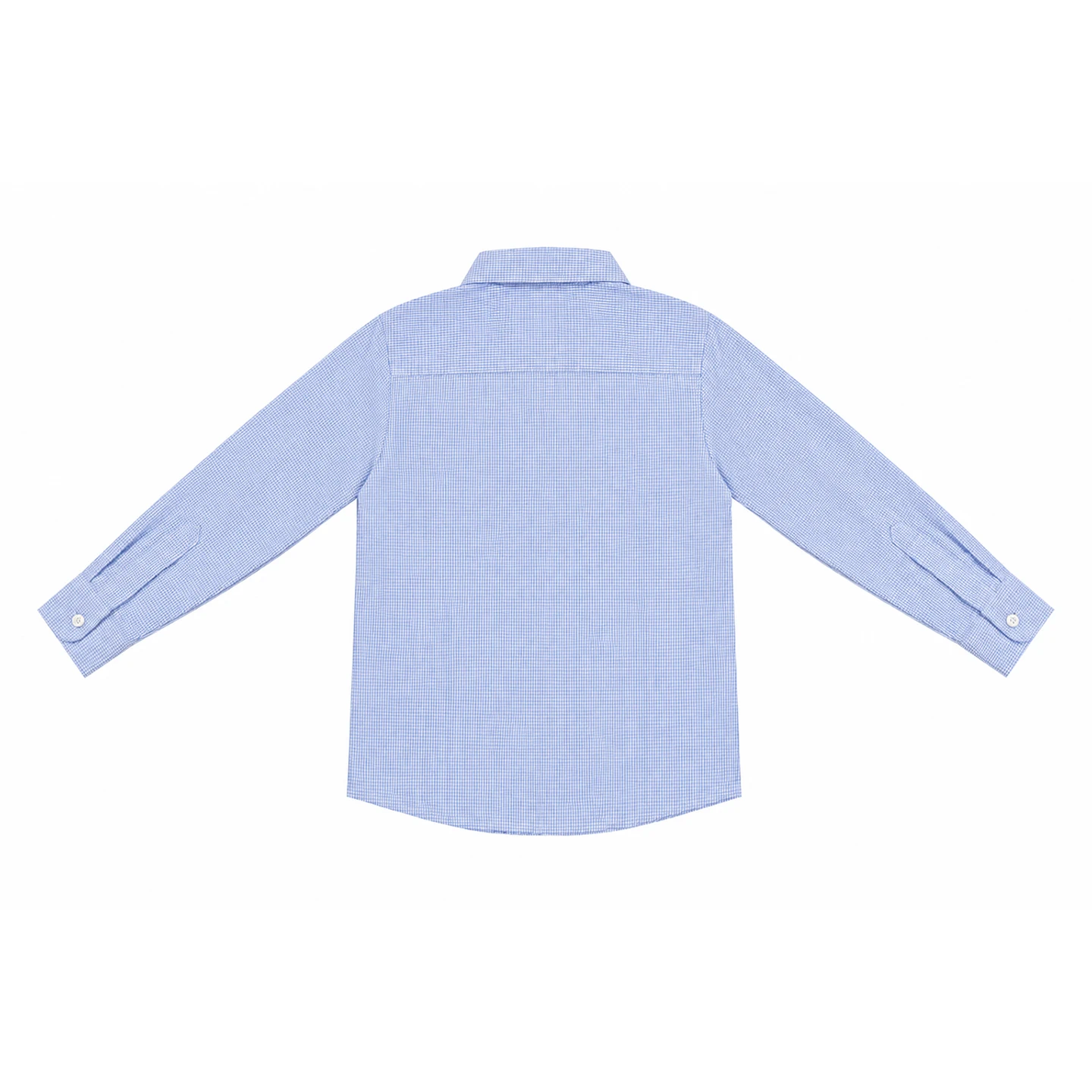 CH Embroidered Long Sleeve Shirt Girls Point Collar Regular Fit Sporty Active Soft Cotton Casual Daily Tops