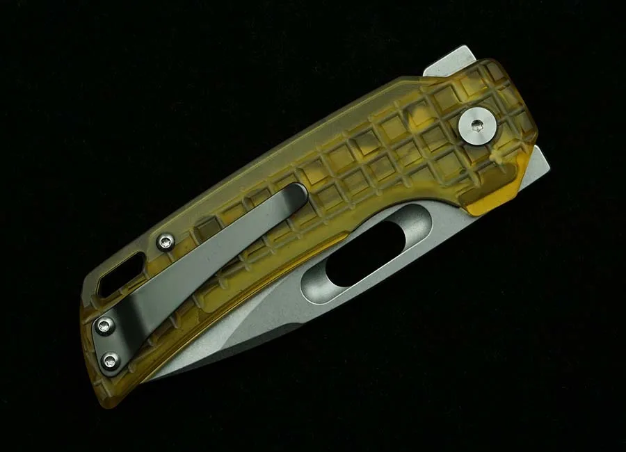 LEMIFSHE K110/M390 شفرة التيتانيوم/ميكارتا مقبض سكين للفرد في الهواء الطلق التخييم المطبخ بقاء أداة EDC متعددة الوظائف