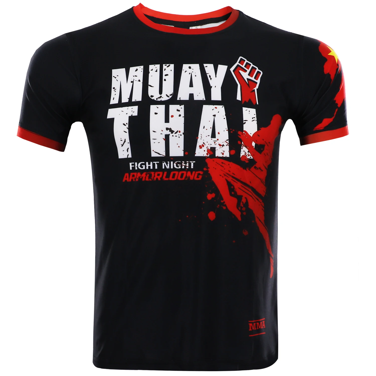 Fighting team training t-shirt Muay Thai martial arts judo champion Muay Thai mixed martial arts competition fitness daily wear