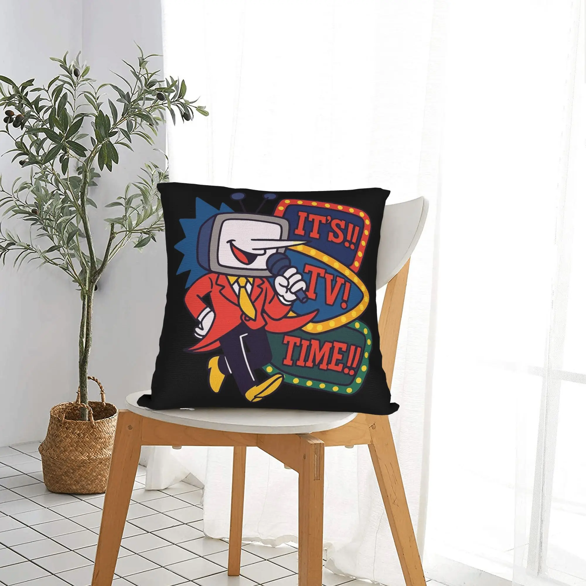 Deltarunes Tenna Pillowcase Double-sided Printing Cushion Cover Decorative  Throw Pillow Case Cover Home Zippered