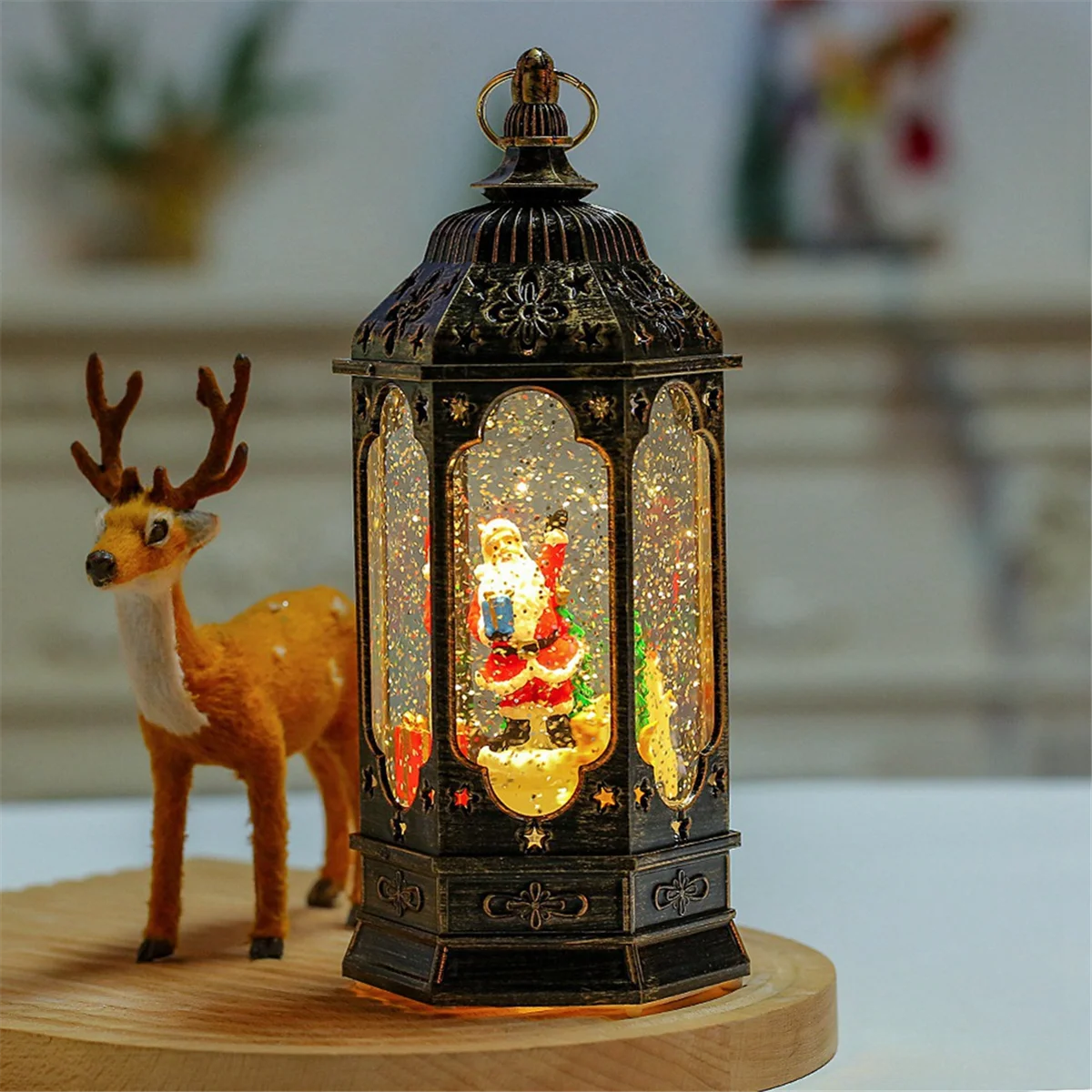 

Рождественская фотография вращающаяся Рождественская елка с музыкой сверкающая БЛЕСТЯЩАЯ ЛАМПА фотография для дома-B