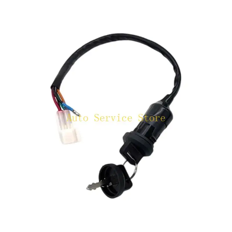 462A Replacement Ignition Switches Lock Harness 4/5 Cord for K16 K18 Motorcycles Keyed Plug Connector Service Assembly Part
