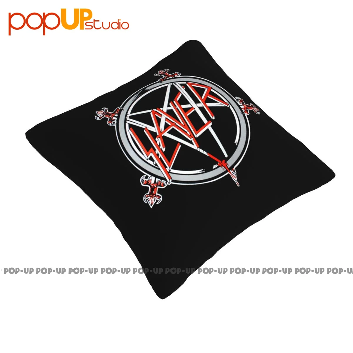 Custom Slayer 'Haunting 84 Flier' Pillowcase Throw Pillow Cover Printed Decorative Skin-Friendly