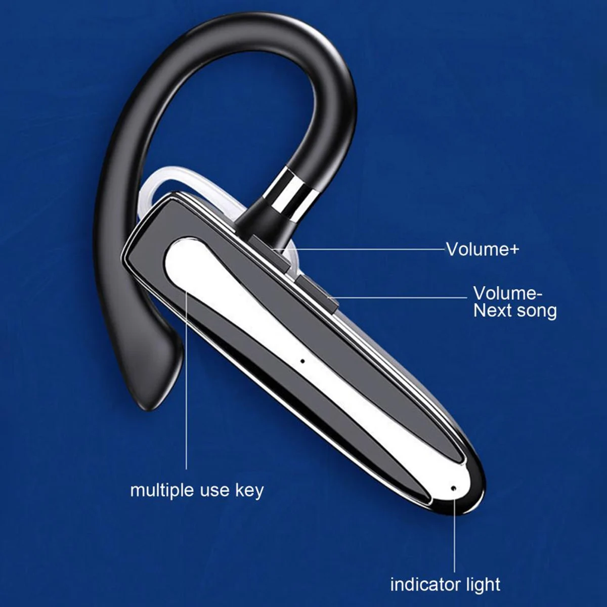 YYK-530-1 Ear Hook Wireless Earphone Bluetooth-Compatible 5.1 Earhook Headphones Hanging Ear Headset Handsfree