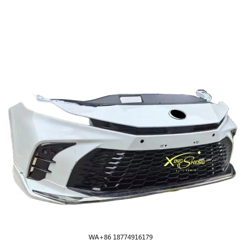 

Used Complete Front Bumper Grille with Headlight Blinds for for Camry Fitting Perfectly on the Hood