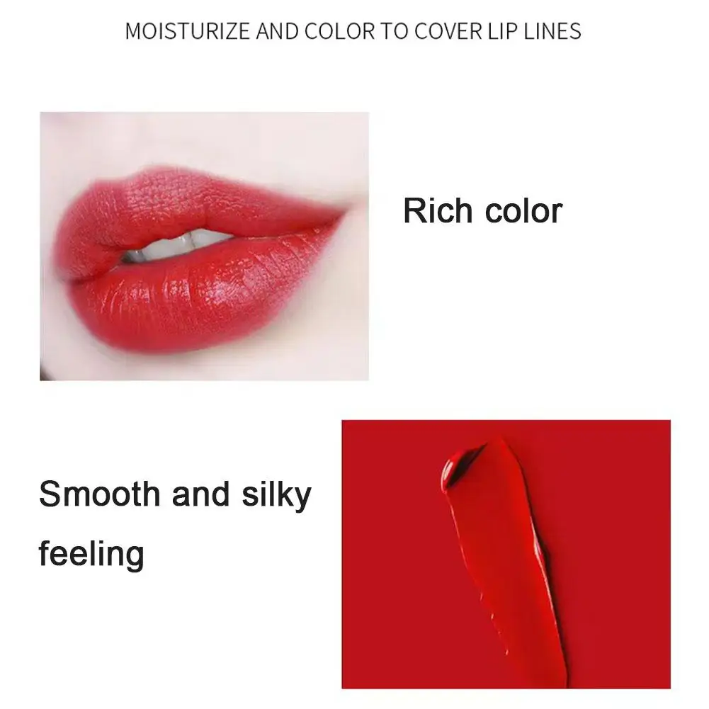 Matte dreifarbige wasserdichte Lippenstift langlebige hoch pigmentierte Lip liner ändern gebissene Lippen Lippen farbe Farbe allmähliche Lippenstifte d3t0