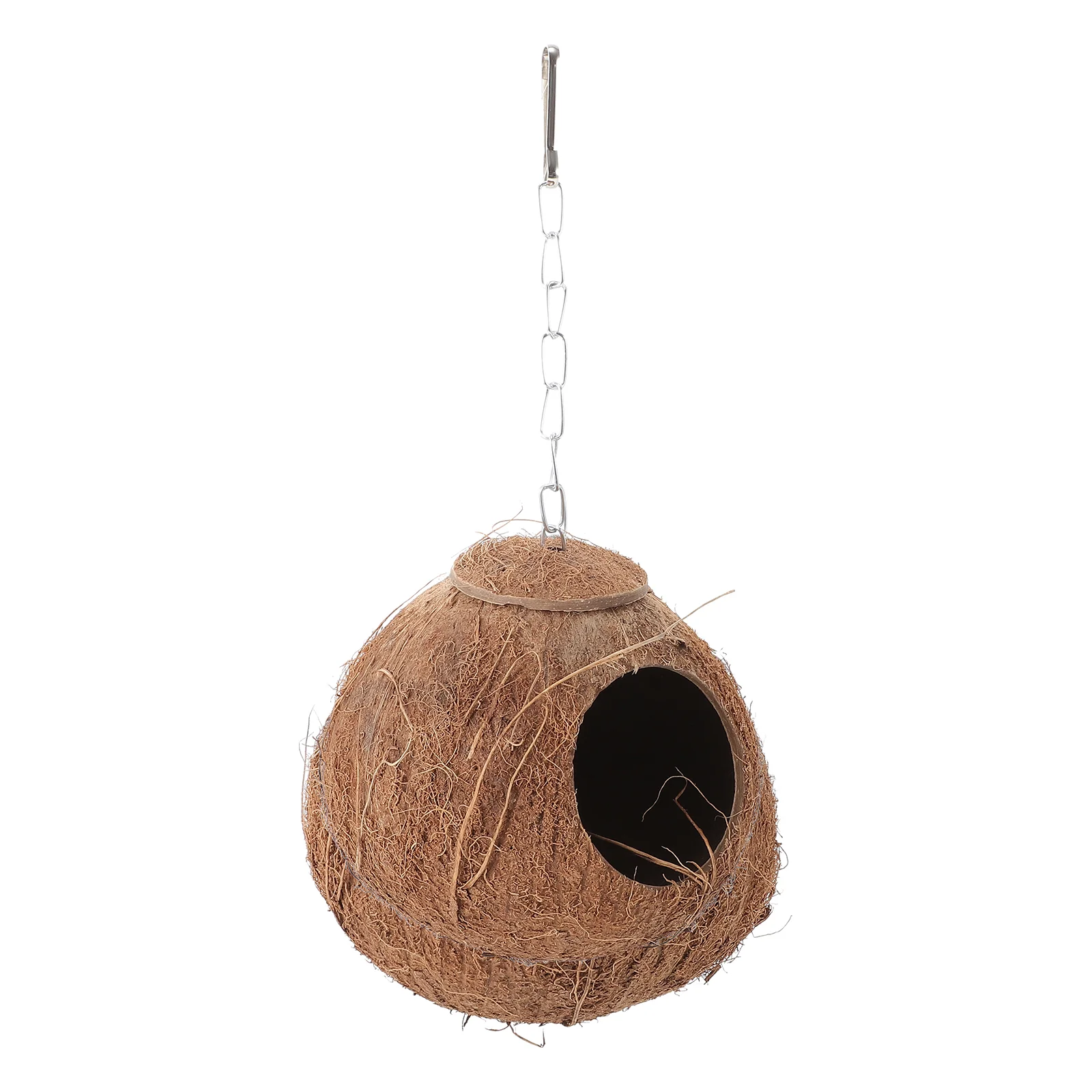 Coconut Outdoor Toys Nest Coco Birds House Parrots Hide Hut Habitats Decor Parrot Cage Accessories Lovebirds Cockatiel