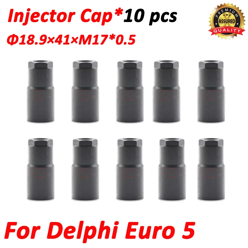 10pcs Nozzle Nut 28243689 Injector Cap 28323571 For Delphi Euro5 33800-4A700 33800-4A710 28236381 28231014 EMBR00301D