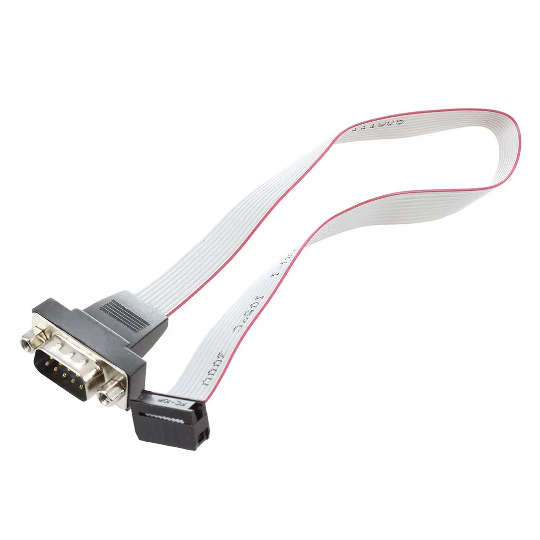 DB9 RS232 To 10 Pin Ribbon Cable Connector Adapter