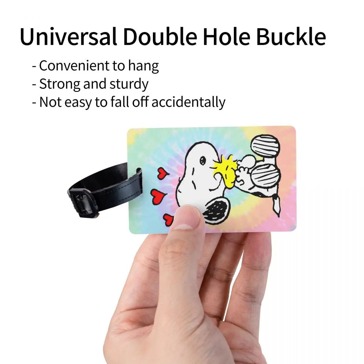 Custom Cute Cartoon Snoopy Luggage Tag Custom Baggage Tags Privacy Cover ID Label