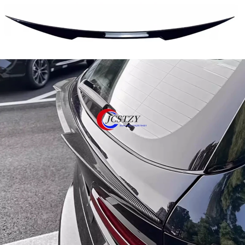 Auto Hinten Stamm Mittleren Spoiler Flügel Für BMW X5 G05 LCI M Sport 2024 ABS Glanz Schwarz Racing Hinten boot Deckel Flügel Lip Body Kits