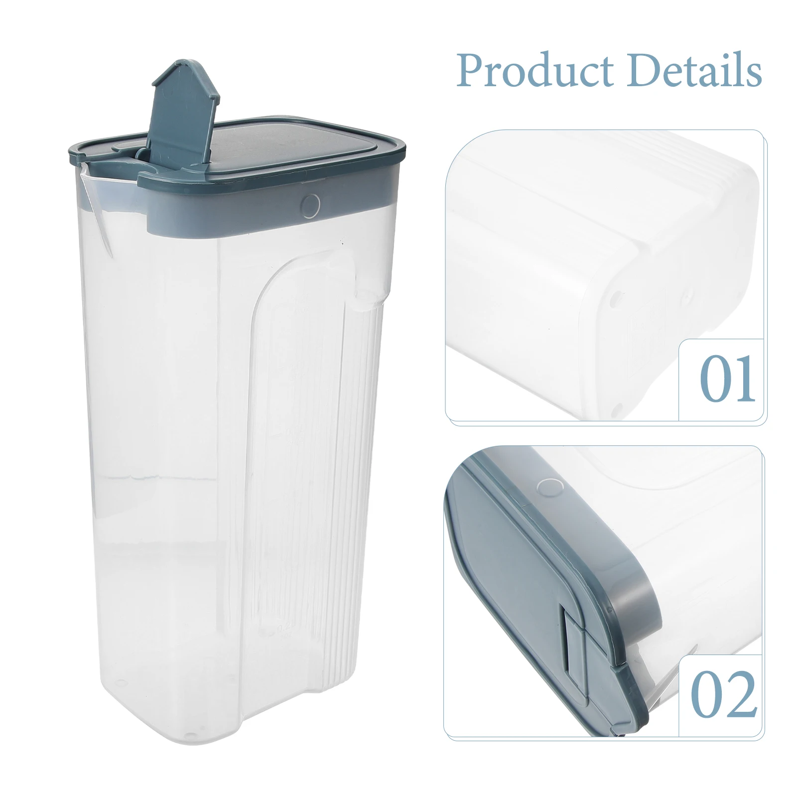 

Containers Grain Storage Tank Food Whole Grains Sealed Canisters Bins for Kitchen