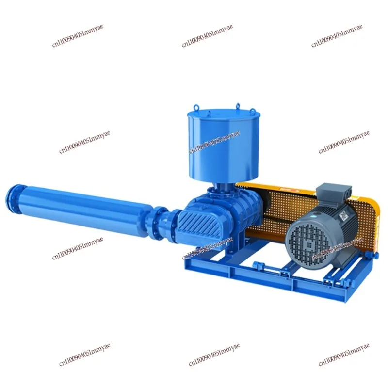 125 Caliber 11kw Three-lobe Roots Blower, Explosion Proof Air Blower for Electroplating Plant Sewage Treatment
