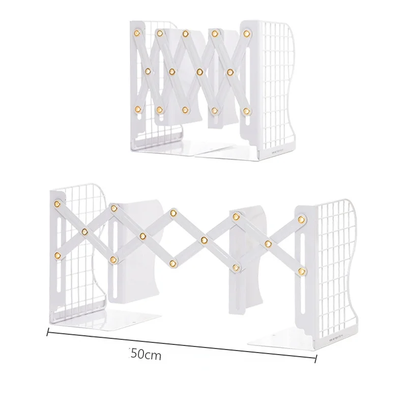 Imagem -05 - Retrátil Book Stand Criativo Estudantes Use Estante de Dados Clipe Stretch Arquivo Baffle Retract Zoom Prateleira Bookend Cores