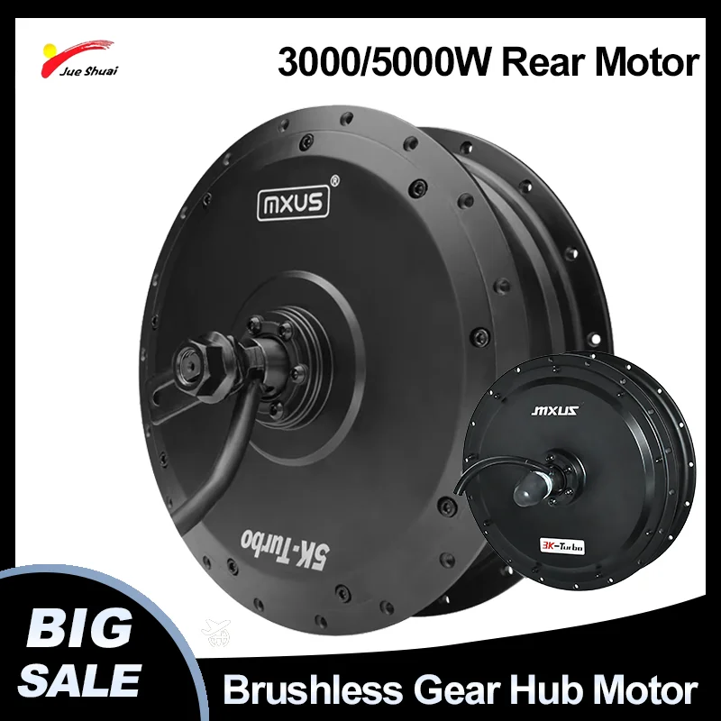 

High-Power Hill-Climbing Electric Bike Motor​ 3000W 5000W​ Rear Hub Motor with Waterproof MTB Conversion Kit Ebike Accessories