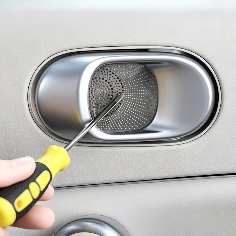 4pcs for BYD Atto 3 Evo G3 2026 Inner Door Bowl Patch Stainless Steel