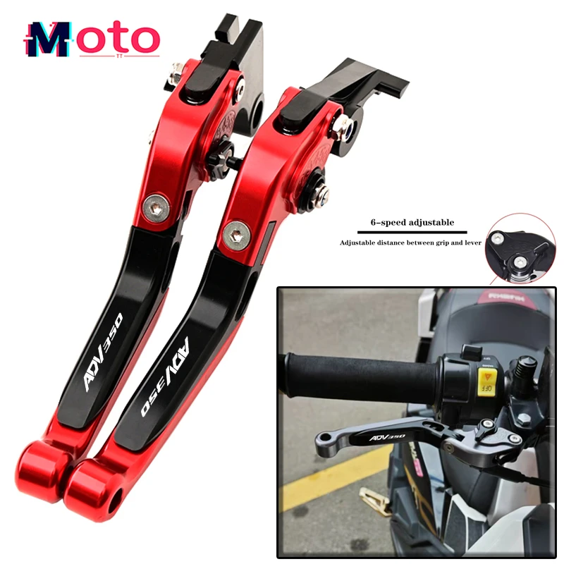 

Подходит для Honda ADV 350 ADV350 2021 2022 2023 2024 2025 Аксессуары для мотоциклов с ЧПУ, ручка тормозной муфты, складные рычаги тормозной муфты