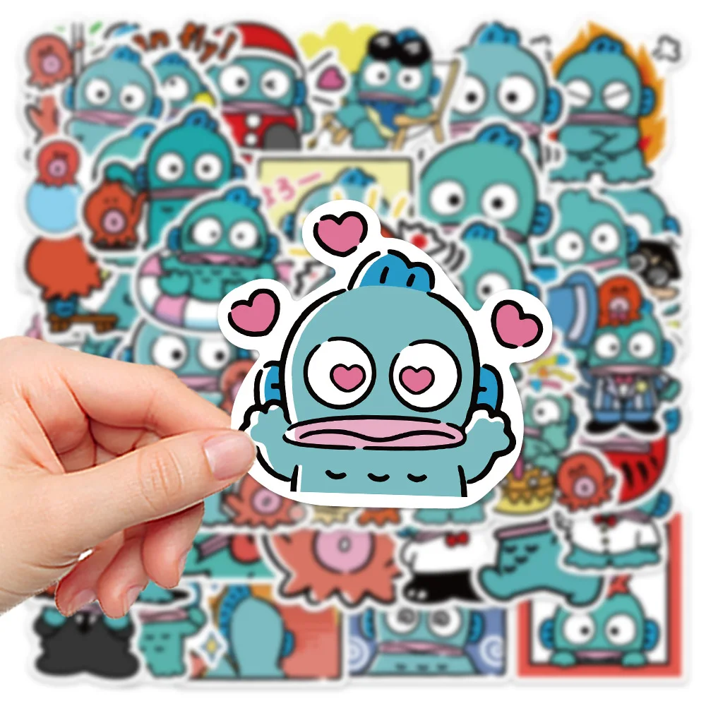 10/30/50Pcs Funny Blue Murloc Stickers Graffiti Cartoon Klassieke Decals Speelgoed Diy Laptop Telefoon Koelkast Skateboard gitaar Sticker Speelgoed