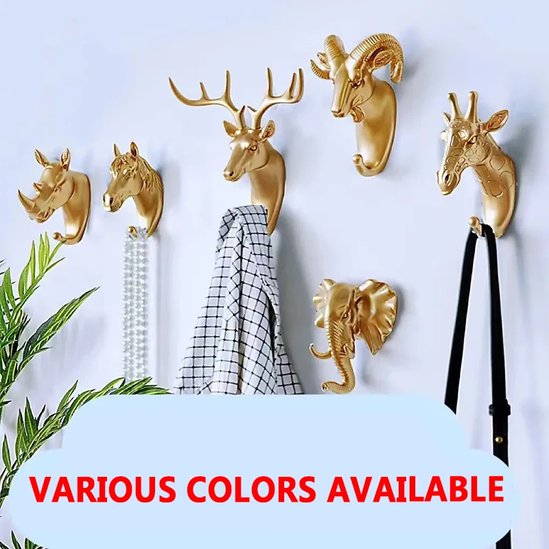 

Multi-Functional Traceless Punch-Free Rack, Lucky Antler, American Home Coat, Wall, Creative