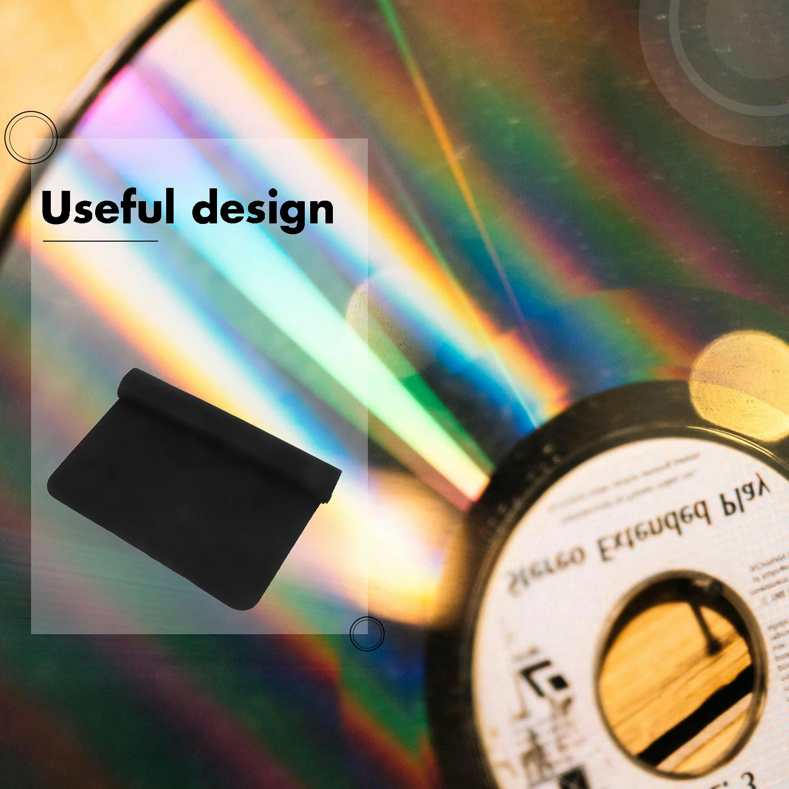 

5 Pcs Cleaning Cloth Practical CD Turntable Large Record Player Vinyl Records Cleaner Kit Duster Fiber Disc