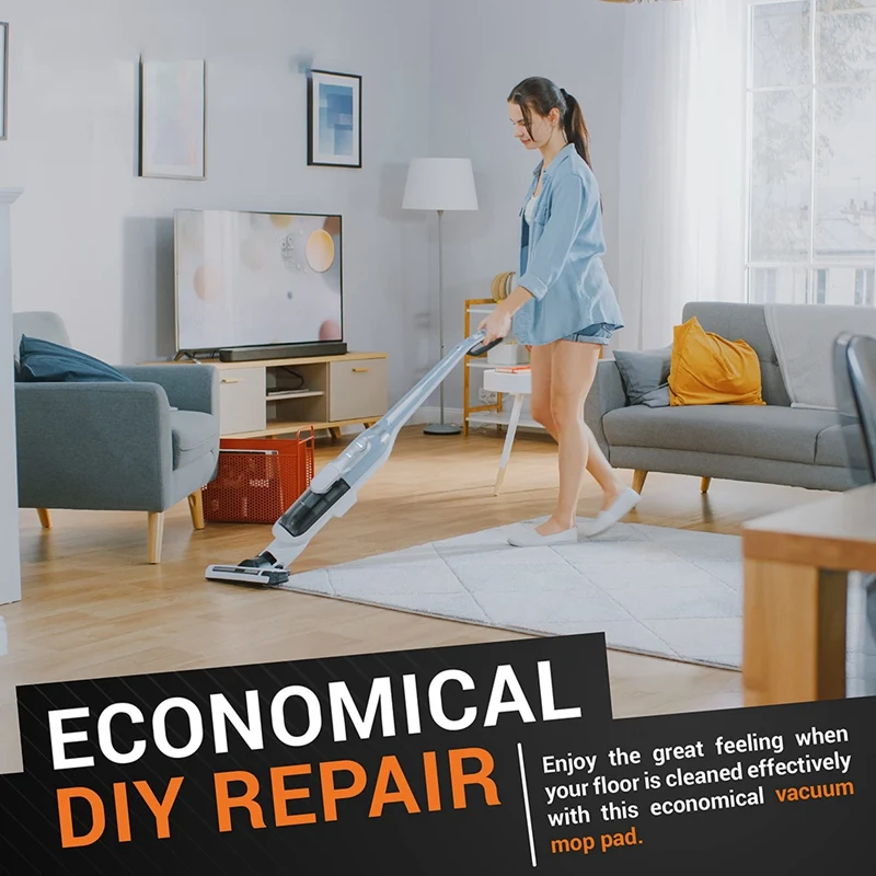 Balai serpillière lavable et réutilisable pour Bissell 2124 2039A, tampon de nettoyage en profondeur pour sols durs