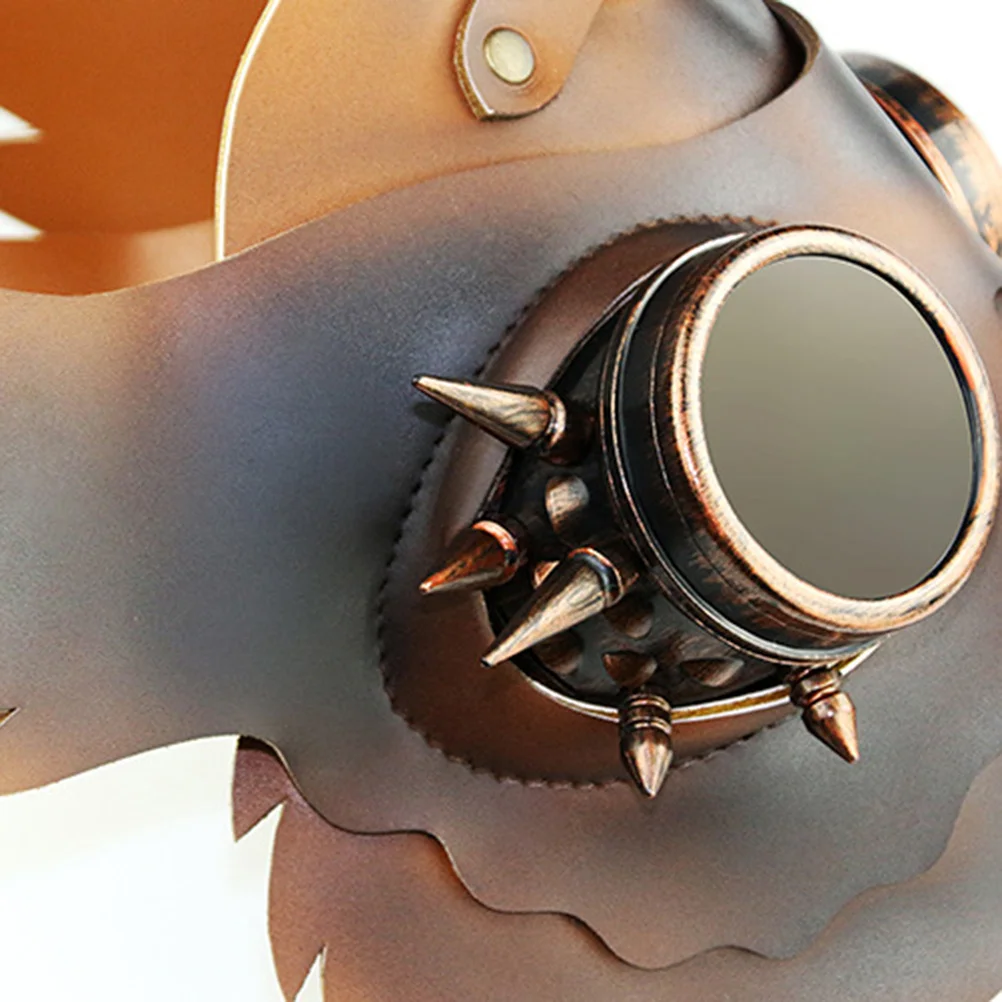 

1pc Bird Beak Mask Pu Resin Halloween Costume Party Masquerade Steampunk Rave Festival Carnival Wear Unique Accessory