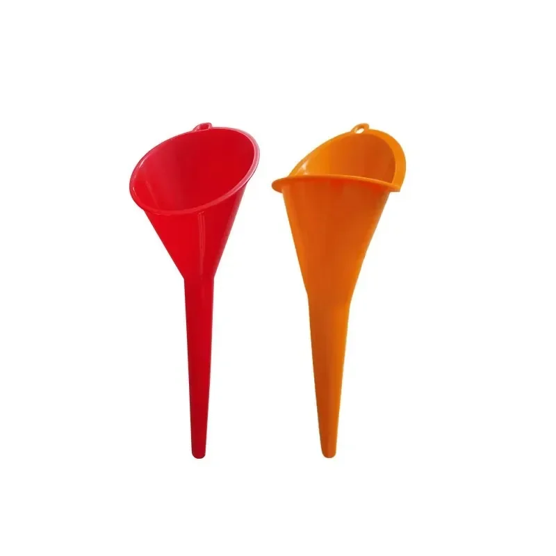 Long-Stem Car Funnel – Anti-Splash Plastic Fuel & Oil Filler for Gasoline, Motorcycle & Auto Use