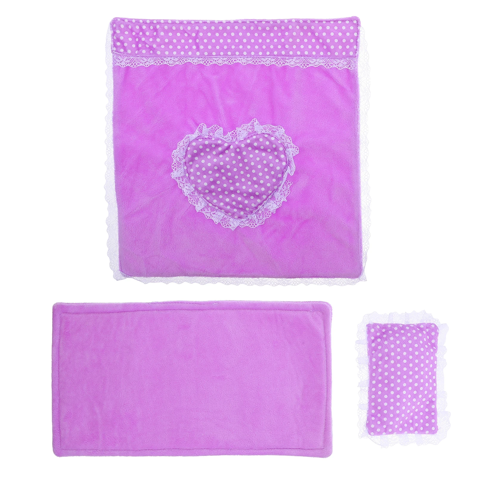 

1Set Mini Dollhouse Bedding Set Elegant Design Durable Construction Ideal for Various Miniature Bedrooms Miniature Dollhouse Bed