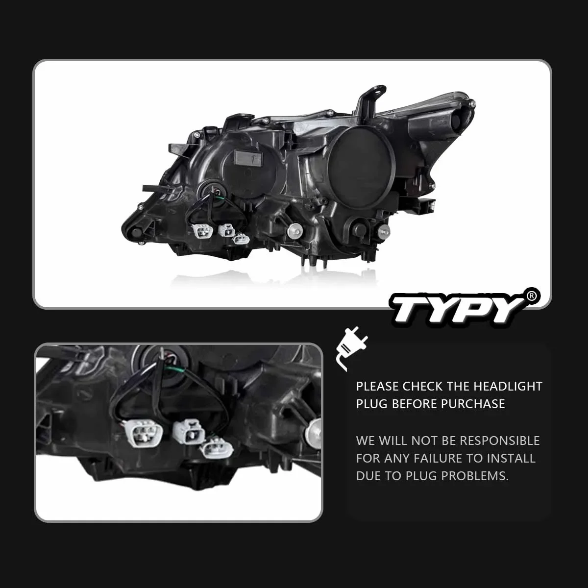

TYPY Автомобильные светодиодные фары для Lexus RX270 2009-2015, обновление, модифицированное для нового DRL, динамический указатель поворота, светодиодные фары, автоаксессуары