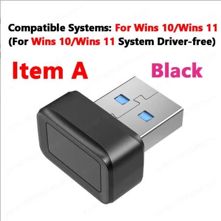 USB Fingerprint Key: Windows-compatible biometric scanner for password-free login, ideal for PC security