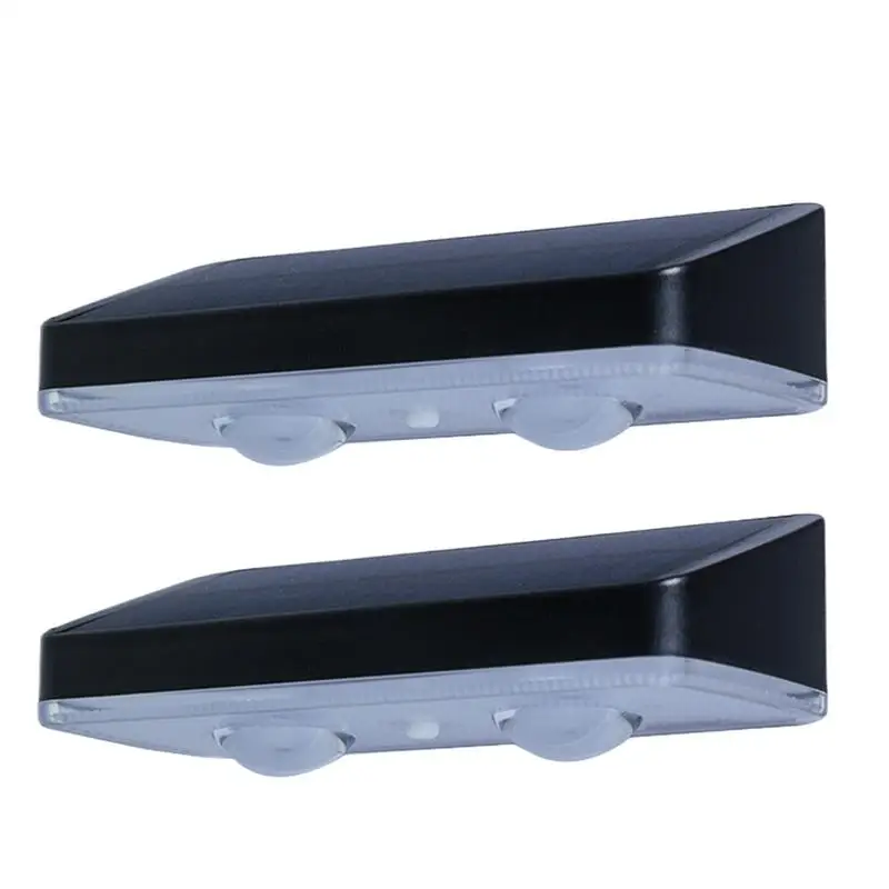 

Fence Solar Lights 2x LED Solar Light For Fence IP55 Waterproof Outdoor Landscape Light 3 Lighting Modes Solar Step Light For