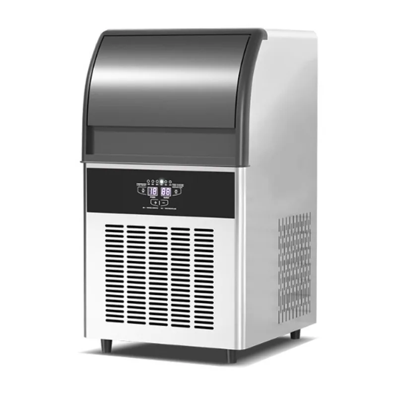 Crescent ice machine Commercial milk tea shop 80KG/200kg automatic ice cube making machine