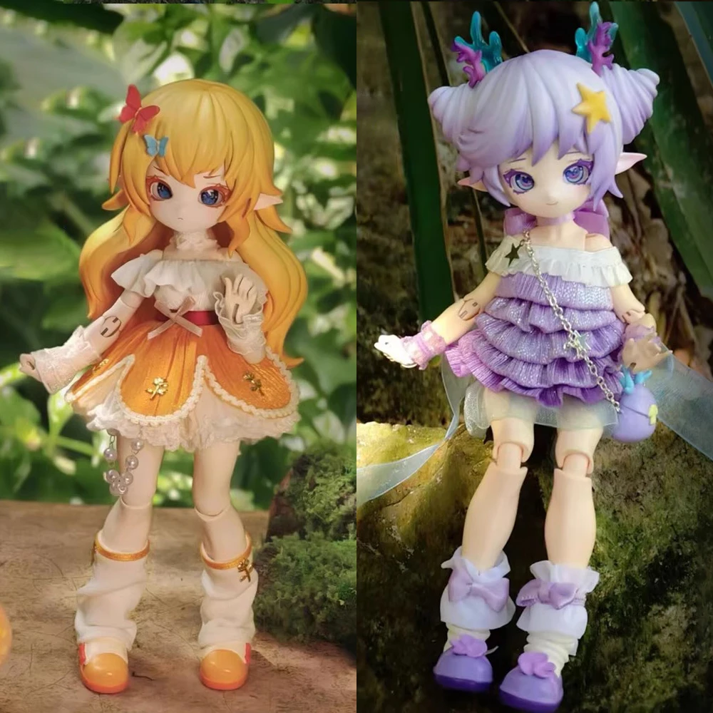 Mushroom Mycelium 1/12 BJD Blind Box Dress up Anime Figure Collectible Trendy Toy Kawaii Movable Joint Doll Surprise Gift decor view 5