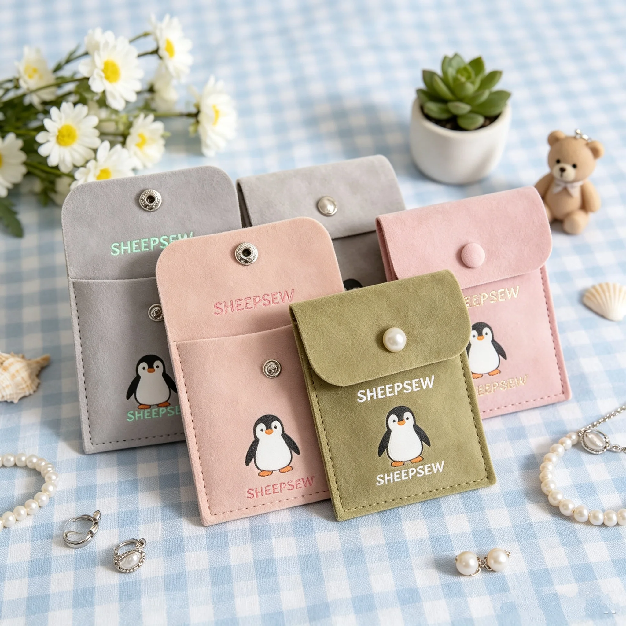 envelope-jewelry-bag-snap-button-closure-wholesale-microfiber-necklace-earring-packaging-customized-logo-wedding-gift-bags