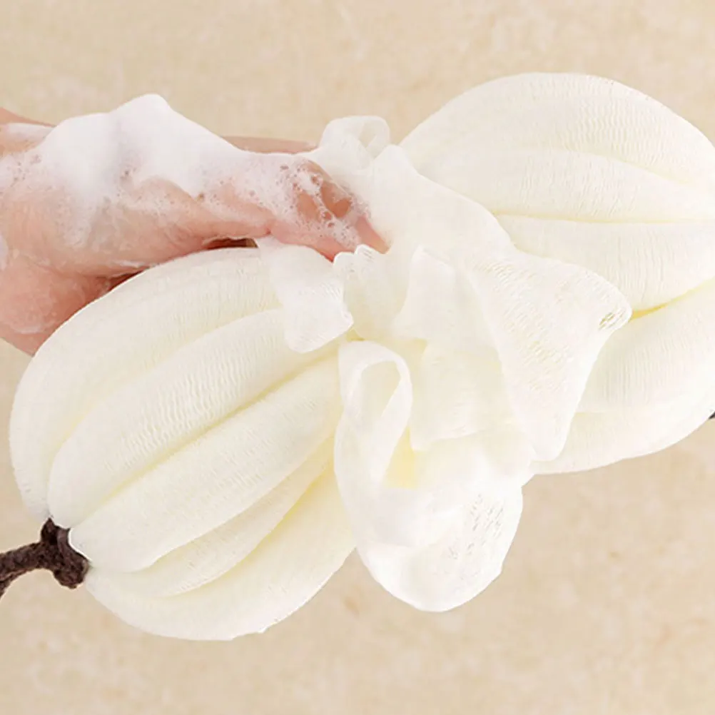 

5Pcs Bath Loofah Balls Soft Exfoliating Shower Sponges Body Wash Scrubbers Household Bath Puff Supplies for Smooth Skin Care