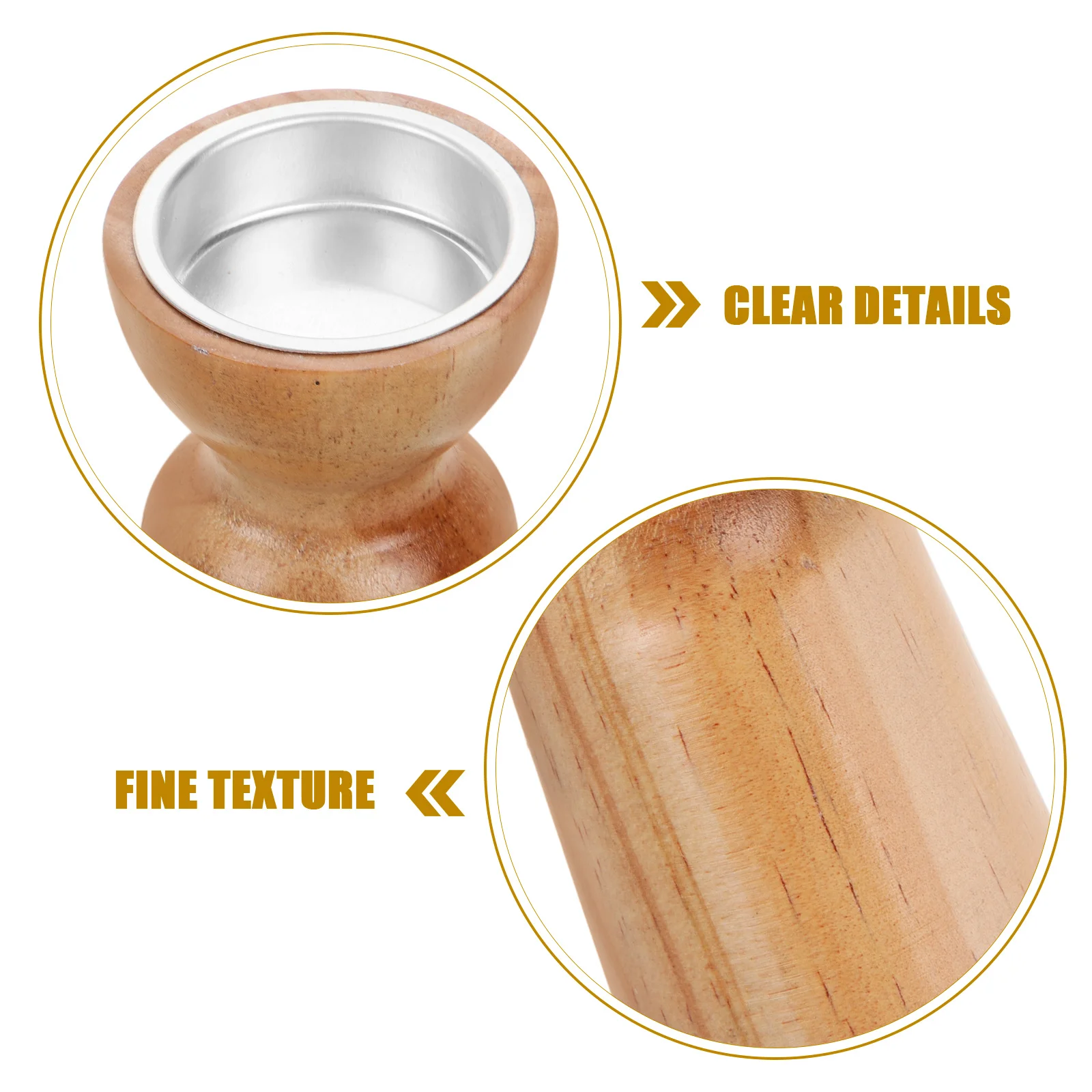 

3pcs Retro Holder Wooden Tealight Stands For Table Decor Rustic Home Wedding Party Christmas Valentine Gift
