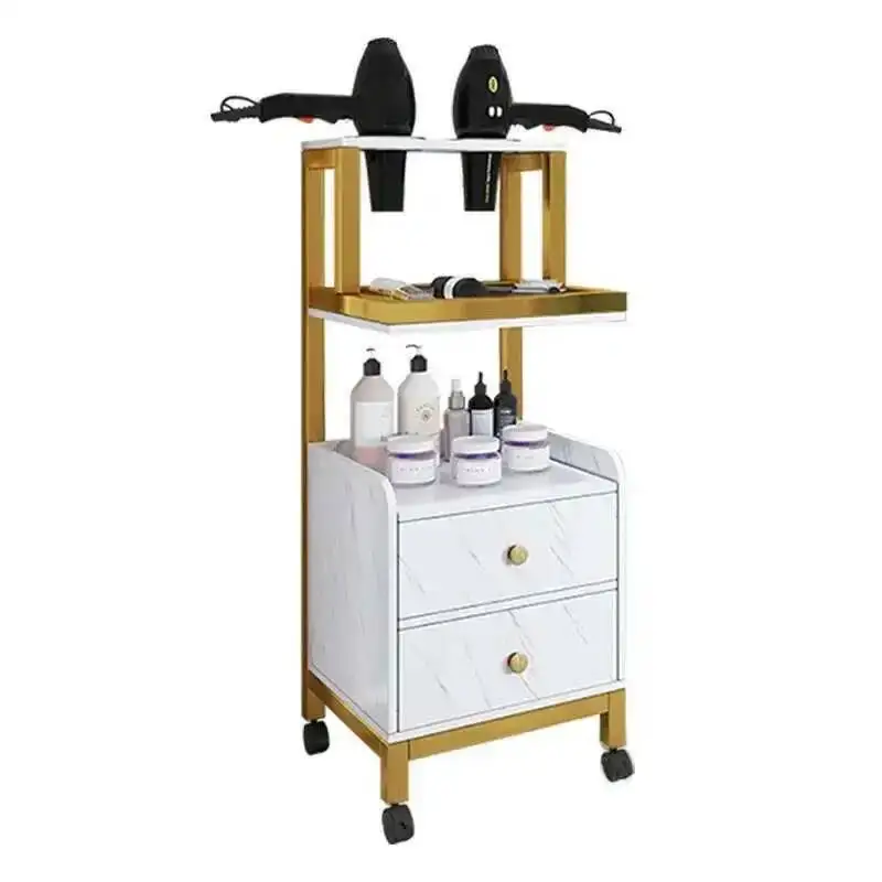 Rack Luxury Salon Trolleys Multi-layer Beauty Salon Hair Salon Storage Tool Trolley Creative Salon with Furniture Wheels