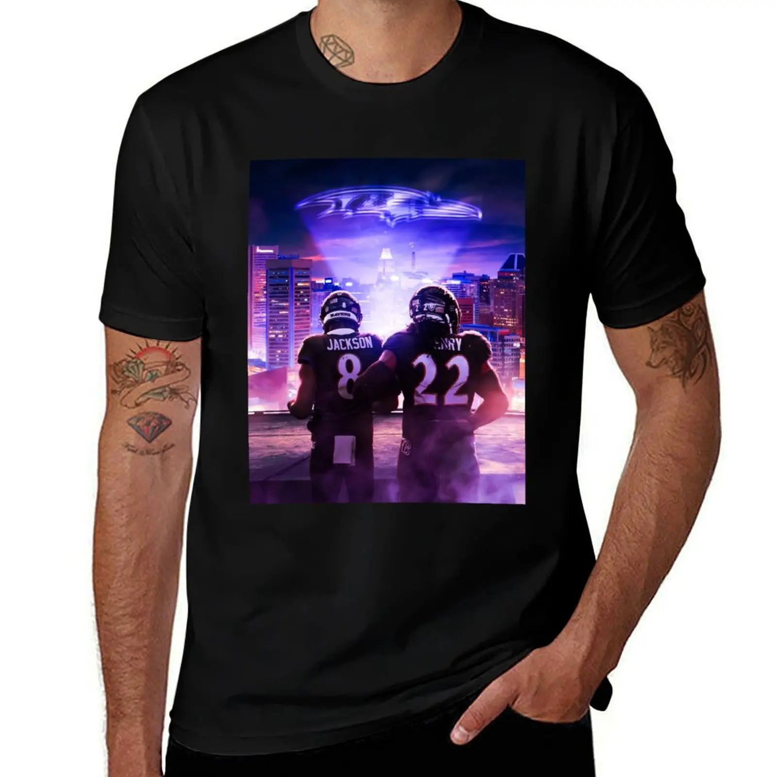 derrick alien T-Shirt Light Athletic Short Sleeve Tee Shirt T-Shirt