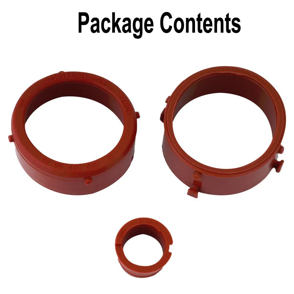 Improve Engine Performance with TURBO INTAKE SEAL + INLET SEAL + BREATHER SEAL KIT for For MERCEDES OM642 Pack of 3