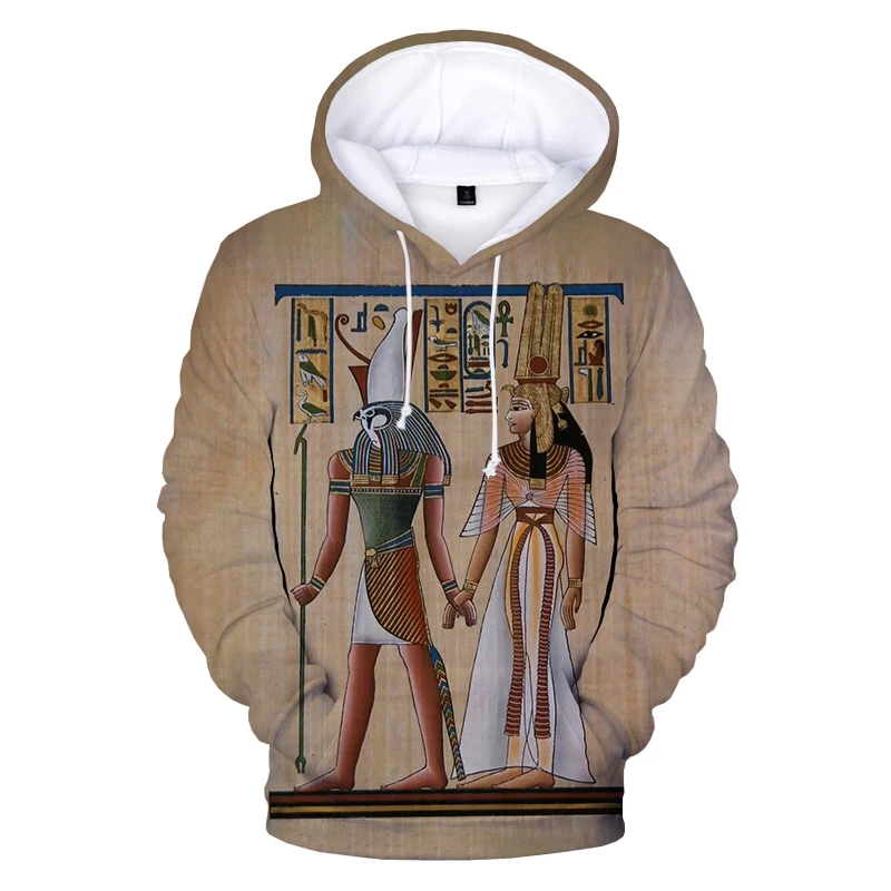 

Ancient Black Egyptian Art 3D Printed Hoodie Sweatshirts Men Women Autumn Casual Pullover Ancient Egypt Harajuku Streetwear Tops