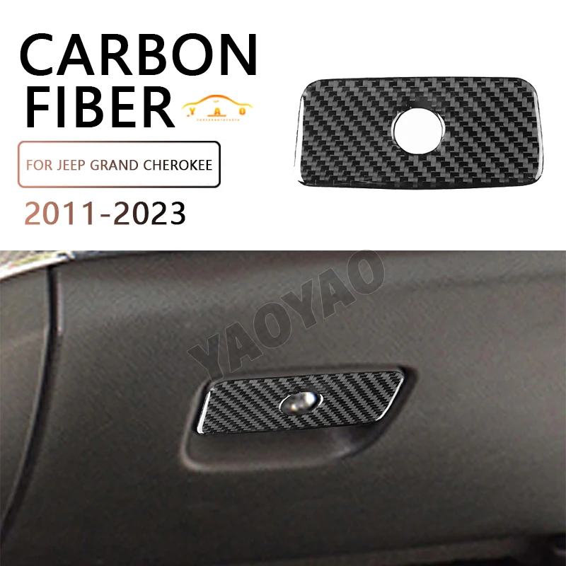 

Carbon Fiber For Jeep Grand Cherokee 2011-up Glove Box Handle Panel Cover Trim Sticker