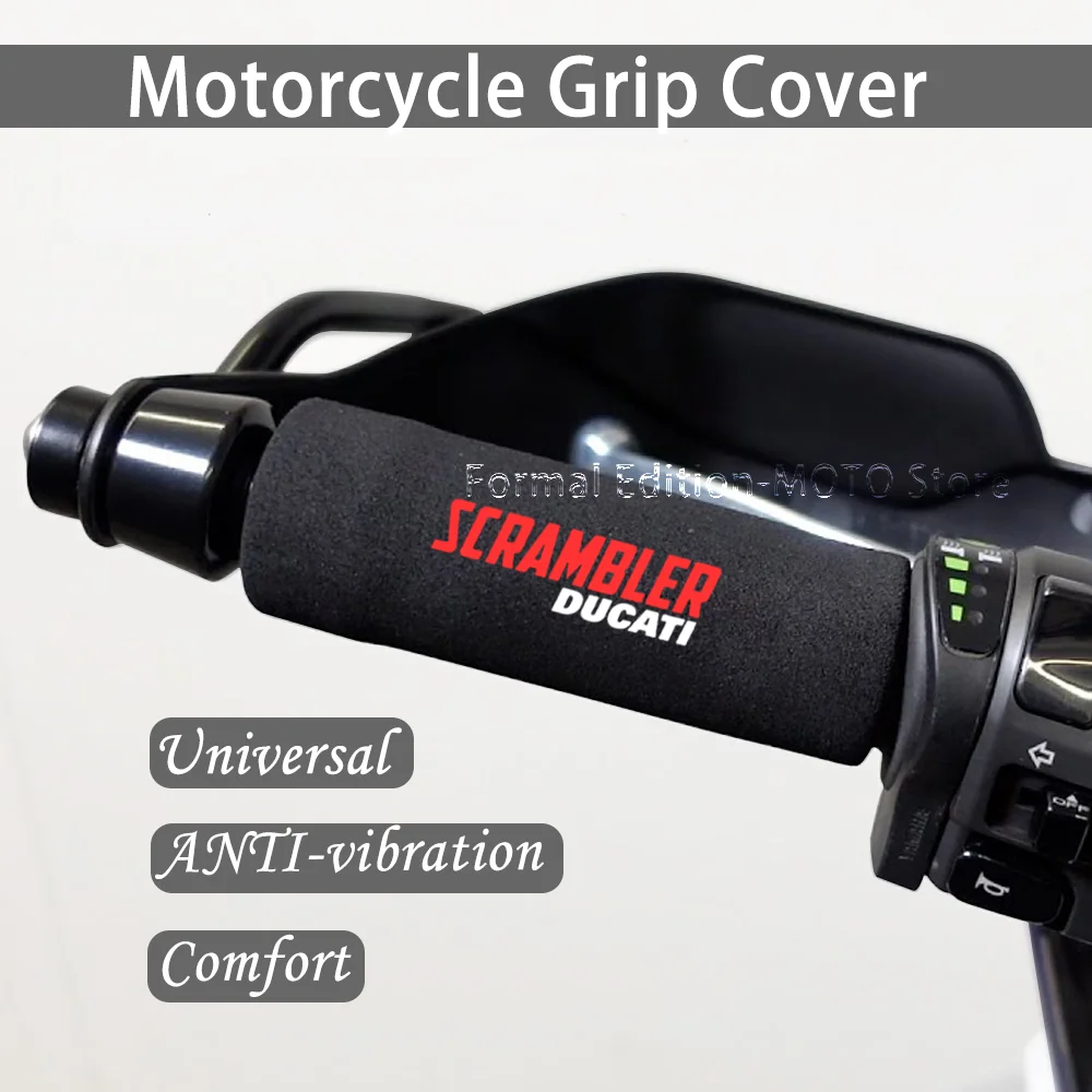 Motorcycle Sponge Grip Shockproof Non-slip Handlebar Grip Sponge Cover for DUCATI Scrambler1100 scrambler400 scrambler 800