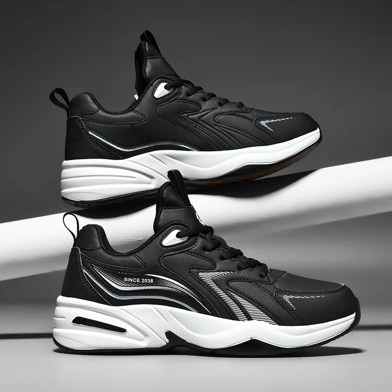 

Мужская обувь 2024, новая весенне-осенняя спортивная обувь, прочные и легкие кроссовки, дышащие для подростков, средний шт.