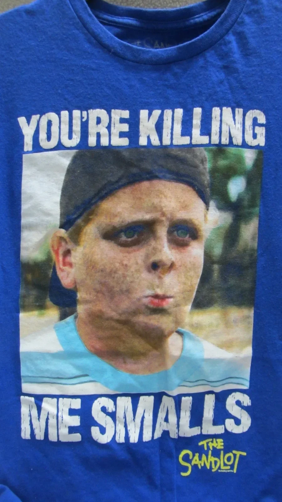 La camiseta Sandlot Eres me asesina Smalls Ham - Patrick Renna - hombre L ~ EUC