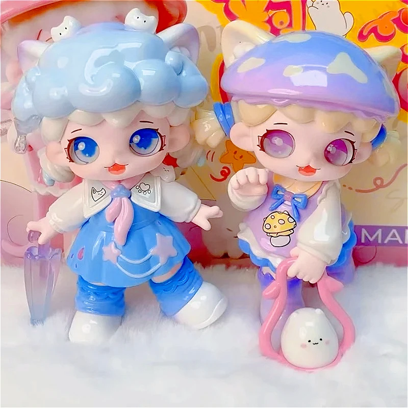 

Mioco Accompanied Diary Blind Box Mystery Figurine Surprise Bag Kawaii Trendy Toy Home Ornaments Vinyl Plush Doll Exquisite Gift