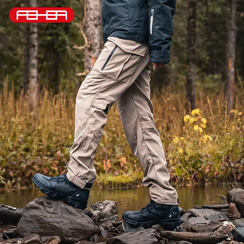 

FEHER Men's Motorcycle Work Pants Riding Long Style Overalls High Quality Commuter Casual Fashion Outdoor Protective Pants