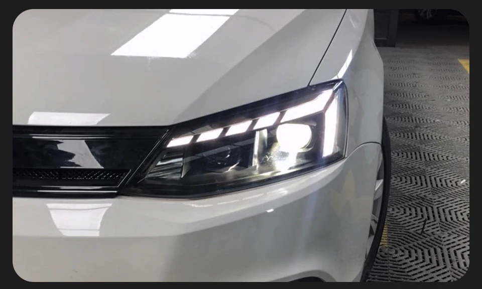 AKD Head Lamp for VW Jetta Sagitar MK6 LED Headlight 2011-2018 Headlights MK6 DRL Turn Signal High Beam Angel Eye Projector Lens