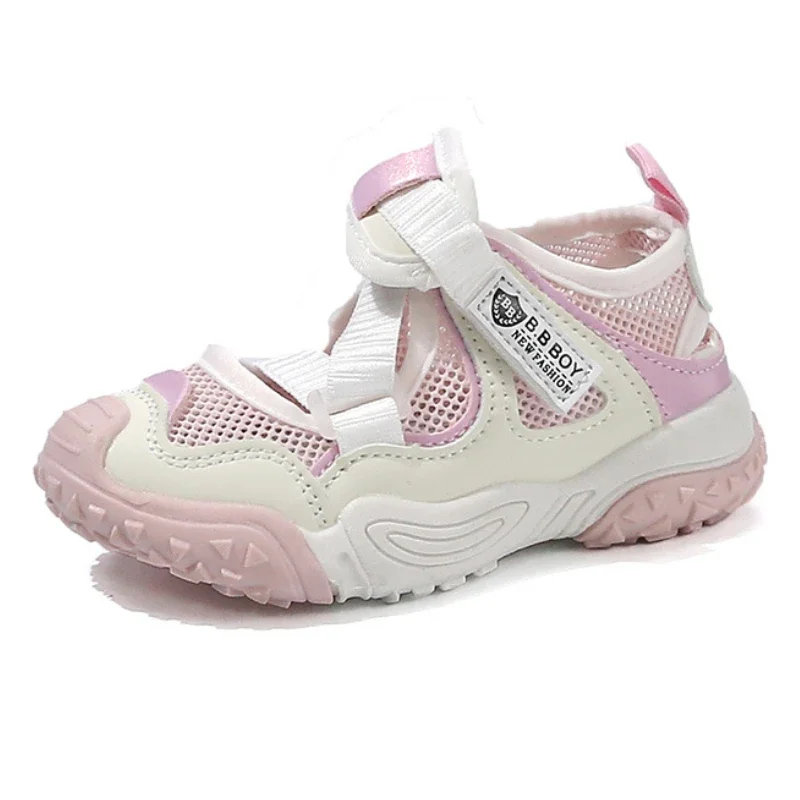 

Summer Children's Sports Shoes Fashion Mesh Breathable Boys And Girls' Causal Shoes Lightweight Non Slip Kid's Running Shoes