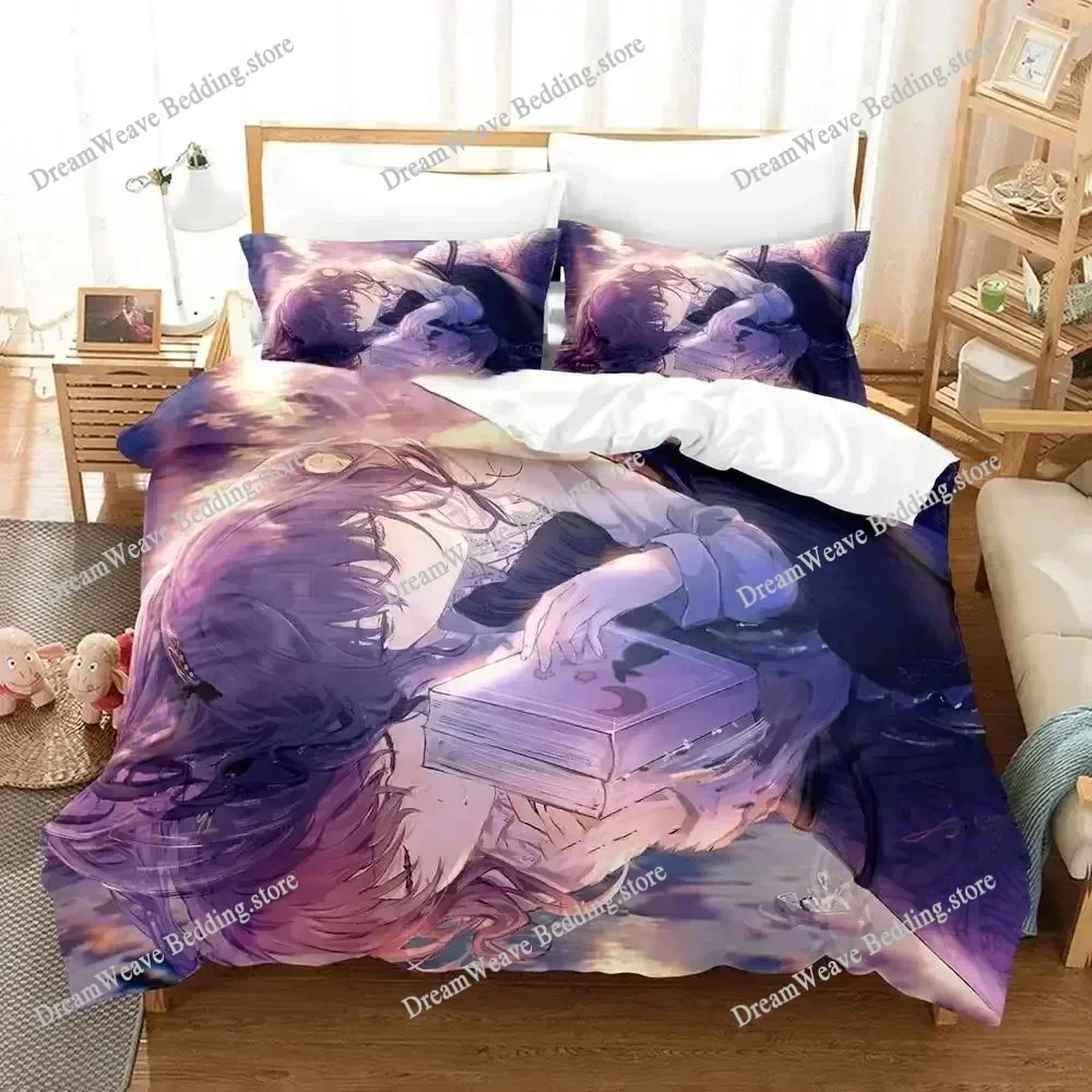 

3D Anime Project SEKAI Hoshino Ichika Bedding Set Boys Girls Twin Queen Size Duvet Cover Pillowcase Bed Kids Adult Quilt Cover96